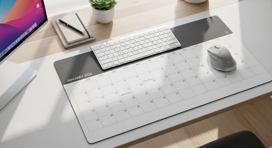 تقویم رومیزی خلاقانه به شکل موسپد